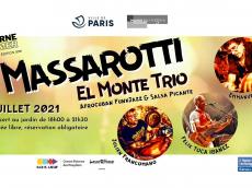 Massarotti El Monte Trio Afrocuban Funk Jazz et Salsa Picante le vendredi 2 juillet 2021, 75013 Paris