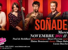 Soñadero Concert Latin Jazz le mercredi 3 novembre 2021, 75001 Paris