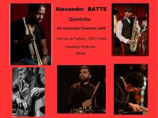 Alexander Batte Concert latin jazz le vendredi 18 février 2022, 75013 Paris